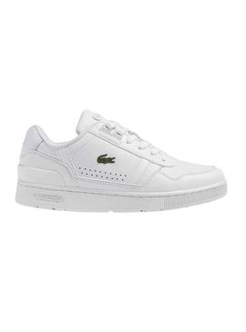 Sapatilhas Lacoste T-Clip Branco para Mulher