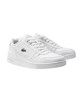 Sapatilhas Lacoste T-Clip Branco para Mulher