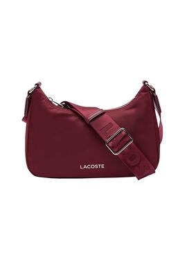 Bolsa Lacoste Hobo Bag Bordeaux para Homem Mulher