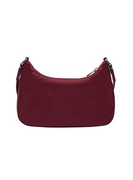 Bolsa Lacoste Hobo Bag Bordeaux para Homem Mulher