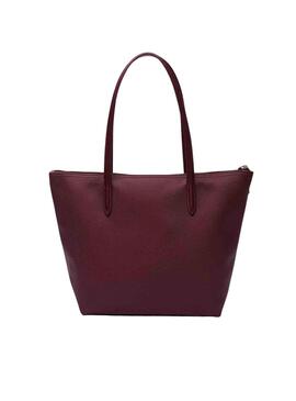 Bolsa Lacoste Shopping Bag Small Bordeaux Mulher