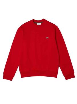 Sweat Lacoste Atemporal Vermelho para Homem