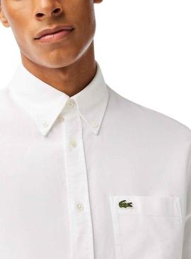 Camisa Lacoste Casual Branco para Homem