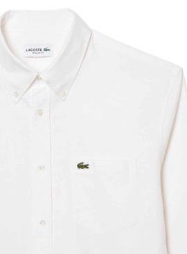 Camisa Lacoste Casual Branco para Homem