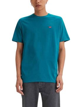 T-Shirt Levis Original Azul para Homem