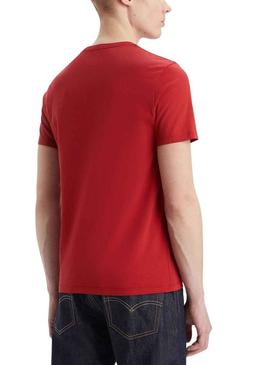 T-Shirt Levis Original Vermelho para Homem