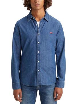 Camisa Levis Battery Azul para Homem