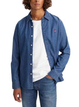 Camisa Levis Battery Azul para Homem