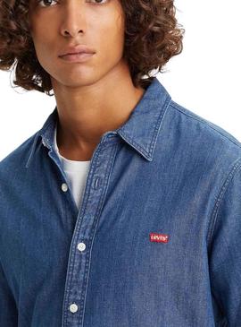 Camisa Levis Battery Azul para Homem