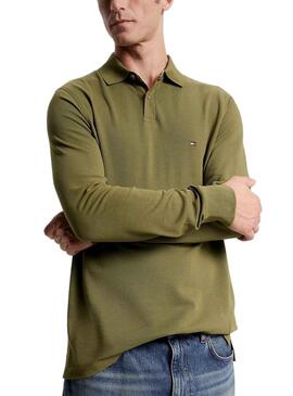 Polo Tommy Hilfiger 1985 Regular Verde para Homem