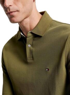 Polo Tommy Hilfiger 1985 Regular Verde para Homem