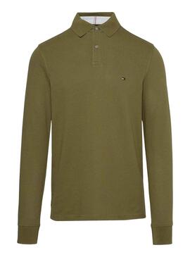 Polo Tommy Hilfiger 1985 Regular Verde para Homem