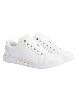 Sapatilhas Tommy Jeans Golden Branco para Mulher