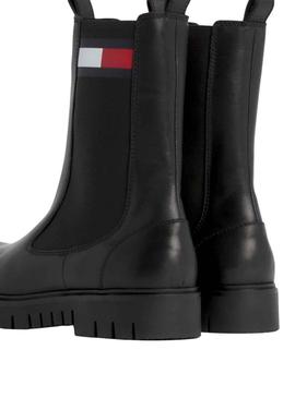 Botas Tommy Jeans Long Chelsea Preto Mulher