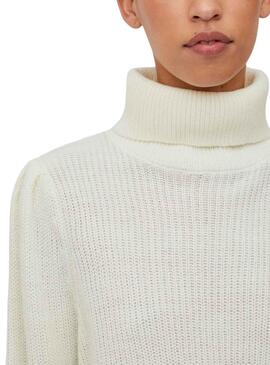 Camisola Vila Vilou Vilou New Rollneck Branco Mulher