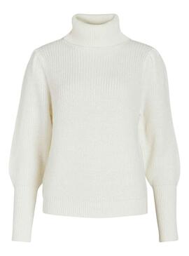 Camisola Vila Vilou Vilou New Rollneck Branco Mulher