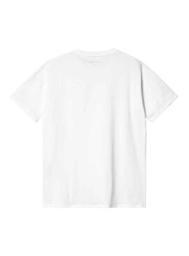 T-Shirt Carhartt Pocket Branco para Mulher Homem