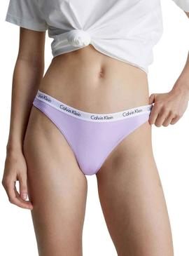 Tanga Calvin Klein Tanga 3PK Branco para Mulher