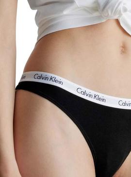 Tanga Calvin Klein Tanga 3PK Branco para Mulher