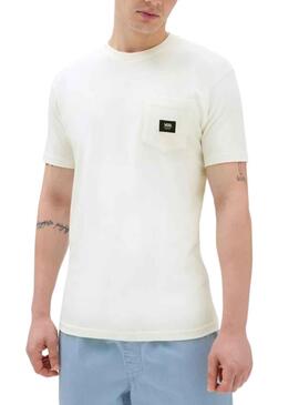 T-Shirt Vans Tecido Patch Branco para Homem