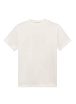 T-Shirt Vans Tecido Patch Branco para Homem