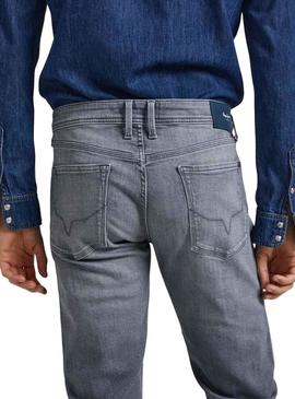 Calças Jeans Pepe Jeans Escotilha Cinza para Homem