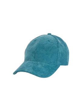 Gorro Vila Vileira Veludo cotelê Azul para Mulher