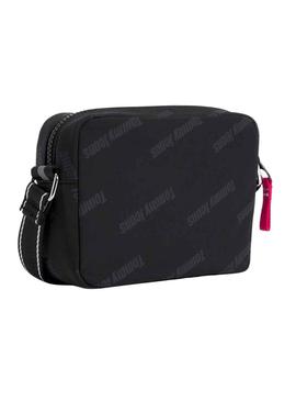 Bolsa Tommy Jeans Bolsa de Ombro Skater Logos Preto