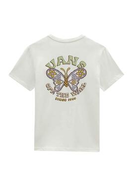 T-Shirt Vans Paisley Fly Branco para Mulher