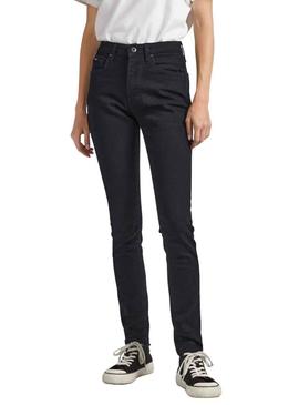 Calças Jeans Pepe Jeans Regent Preto Mulher