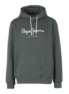 Sweat Pepe Jeans Novo Hoodie Verde Homem