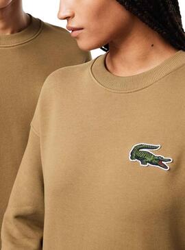 Sweat Lacoste Classic Fit Marrom Homem Mulher