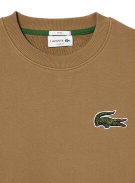 Sweat Lacoste Classic Fit Marrom Homem Mulher