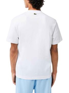 T-Shirt Lacoste Insignias Branco para Homem