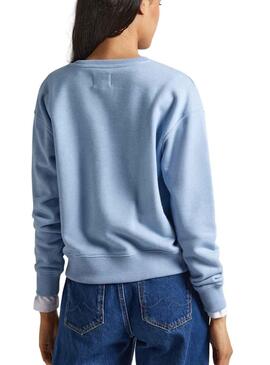 Sweat Pepe Jeans Nanette Azul para Mulher