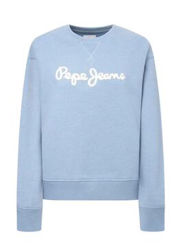 Sweat Pepe Jeans Nanette Azul para Mulher