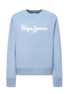 Sweat Pepe Jeans Nanette Azul para Mulher