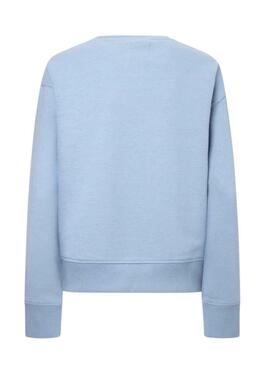 Sweat Pepe Jeans Nanette Azul para Mulher