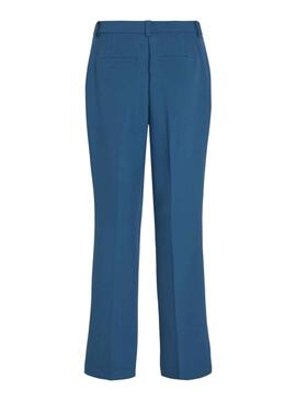 Pantalones Vila Vimanoni Azul para Mulher