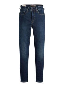 Calças Jeans Levis 721 Skinny Onda Azul Mulher