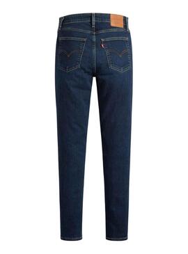 Calças Jeans Levis 721 Skinny Onda Azul Mulher