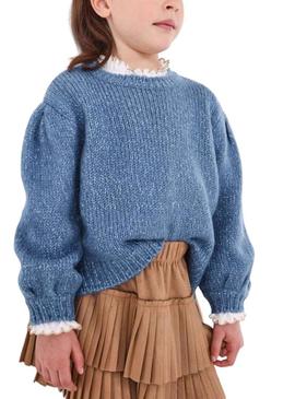 Camisola Mayoral Fantasia Azul para Menina