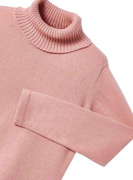 Camisola Mayoral Cisne Tricot Rosa Claro para Menina