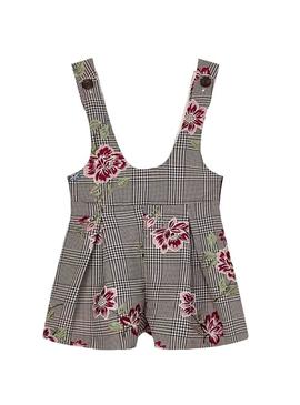 Bib Mayoral Jacquard marrom Menina