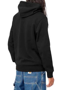 Sweat Carhartt Script Embroidery Preto Homem