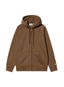 Casaca Carhartt Hooded Perseguição Marrom para Homem