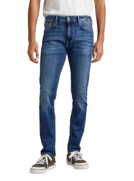 Calças Jeans Pepe Jeans Stanley Azul Homem