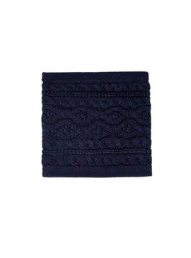 Pescoço Mayoral Tricot Azul Marinho para Menina