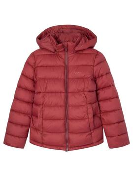 Casaca Pepe Jeans Simone Acolchoado Bordeaux Menina