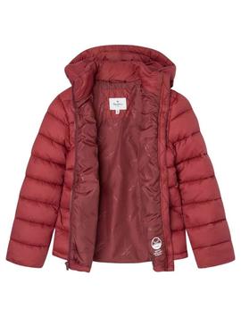 Casaca Pepe Jeans Simone Acolchoado Bordeaux Menina